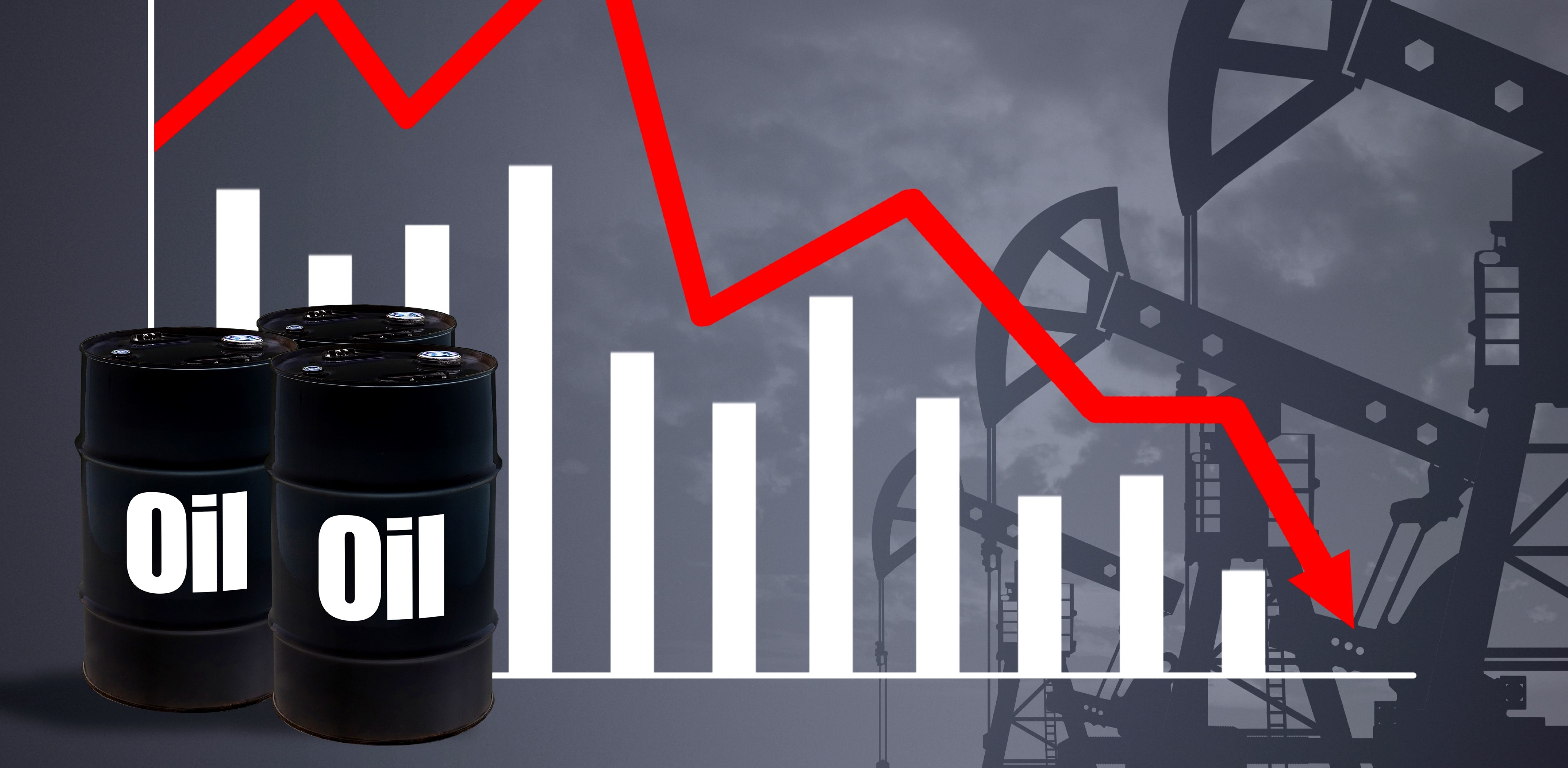 Oil prices plunges to 12-month low